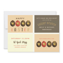 Chocolate Guld Bronze Påsk Brunch Egg Hunt