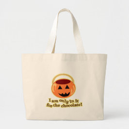 Chocolate Halloween Trick eller TreatDesign Jumbo Tygkasse