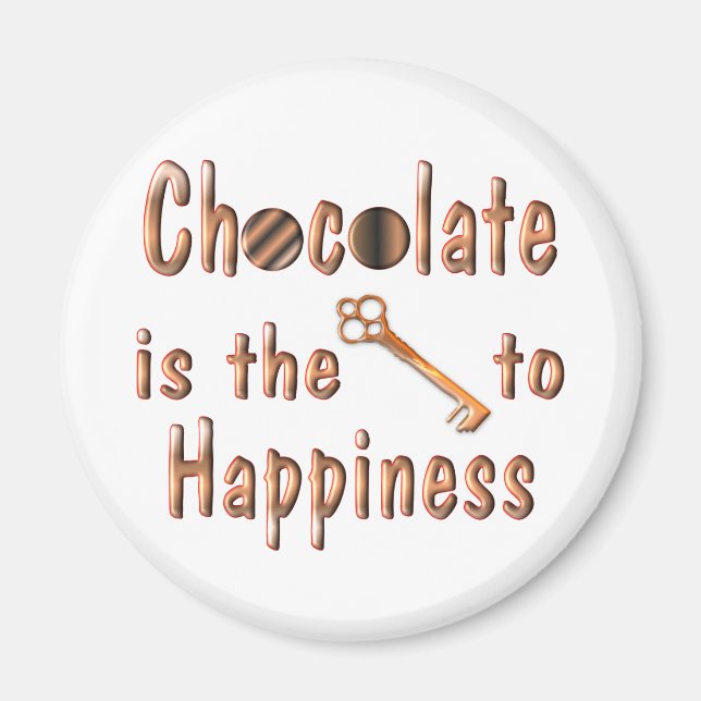 Chocolate Happity Magnet (Framsidan)