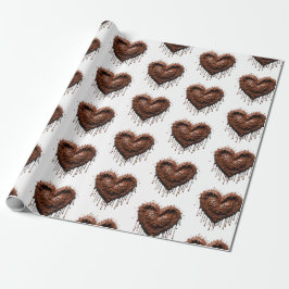 Chocolate Heart Valentine Presentpapper