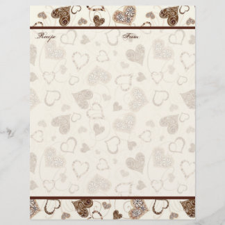 Chocolate Hearts Möhippa Bröllop Gift Recipe Pages