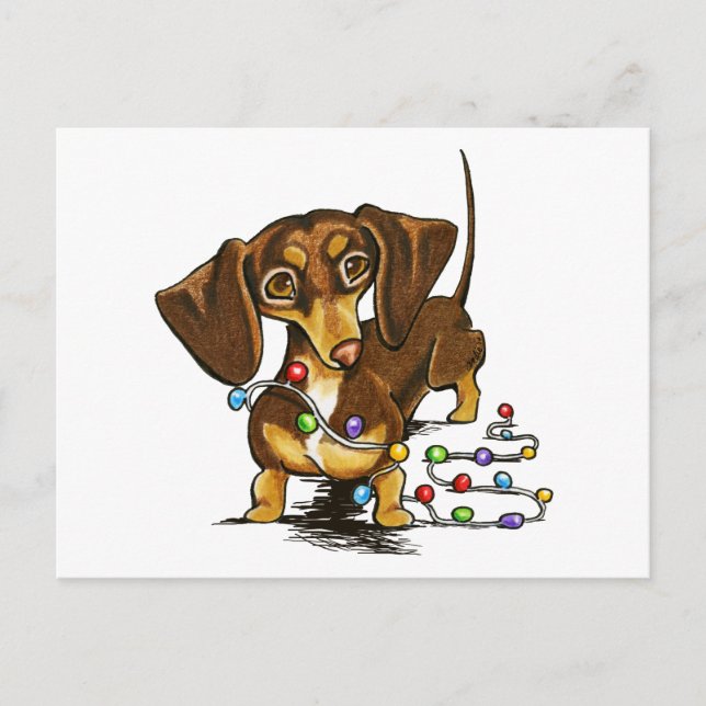 Chocolate Helgdag Cheer Helg Vykort (Framsida)