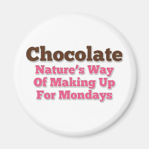 Chocolate Humor Sitchate Magnet