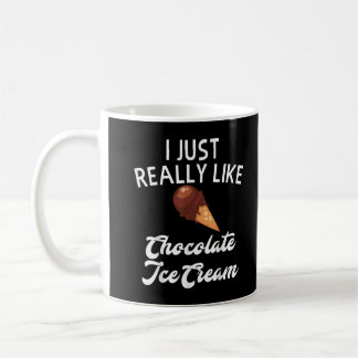 Chocolate Ice Cream Apparatur - Unik Ice Cream Lov Kaffemugg