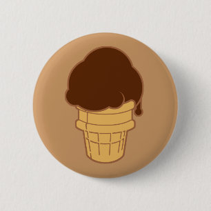Chocolate Ice Cream Cone Knapp