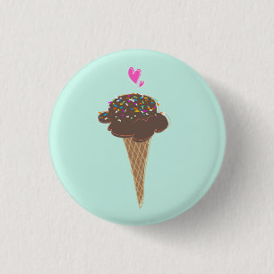 Chocolate Ice Cream Cone Knapp