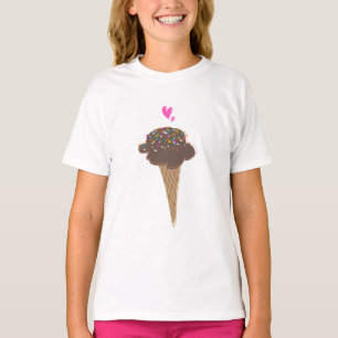 Chocolate Ice Cream Cone T Shirt