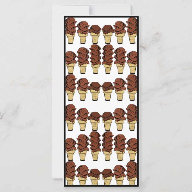 Chocolate Ice Cream Cones Background (Framsida)