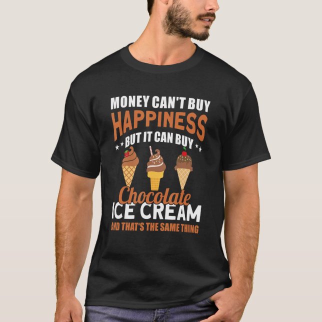Chocolate Ice Cream, fryst T Shirt (Framsida)