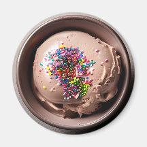 Chocolate Ice Cream med Sprinkles