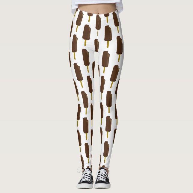 Chocolate Ice Cream Pub Leggings (Framsida)