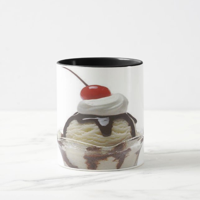 Chocolate Ice Cream Sundae Mugg (Center)