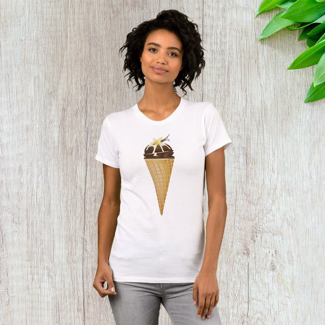 Chocolate Ice Cream Womens T-Shirt (Skapare uppladdad)