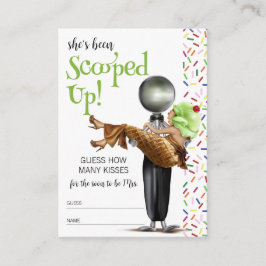 Chocolate Ice kräm Uppskalad Möhippa Tilläggskort