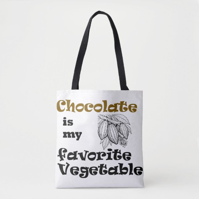 Chocolate is my Favorite Vegetable  Tygkasse (Framsida)