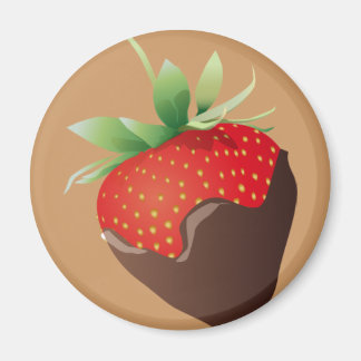 Chocolate jordberry magnet