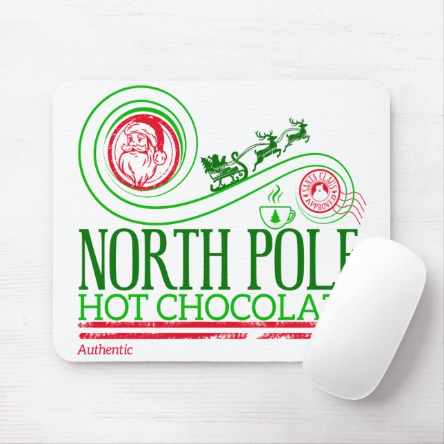 Chocolate jultomten North Pole Hett Chocolate Musmatta (Med mus)