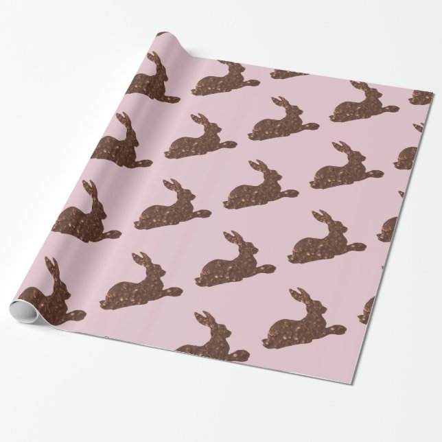 Chocolate kanit Glossy Wrapping Papper Presentpapper (Utrullad)