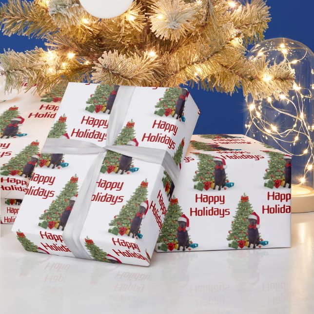 Chocolate Lab Glad helg Presentpapper (Helgdagar)