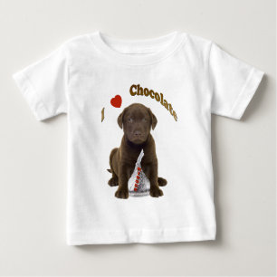 Chocolate Lab I Kärlek Chocolate Kisses Tee