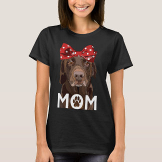 Chocolate Lab Mamma Brown Labrador Retriever Mor T Shirt