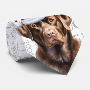 Chocolate Lab och Woof jul-Hund Slips