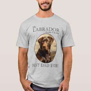 Chocolate Lab Pappa T Shirt