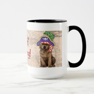 Chocolate Lab Pirat Mugg