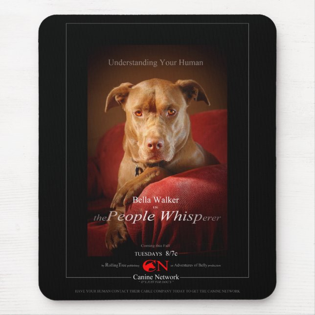 Chocolate Lab Pit Mix Hund Movie Poster Musmatta (Framsidan)