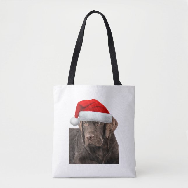 Chocolate Lab Shirt Labrador Retriever Hund Christ Tygkasse (Framsida)