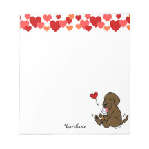 Chocolate Lab Slickar Tecknaden Ice Cream