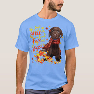 Chocolate Labrador är bara en flicka som Kärlek fa T Shirt