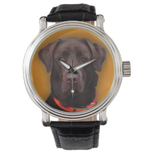 Chocolate Labrador Armbandsur