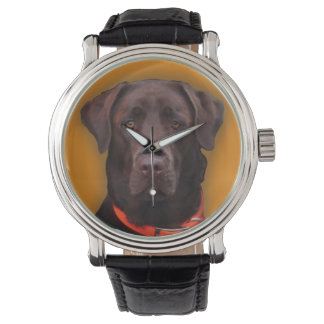 Chocolate Labrador Armbandsur
