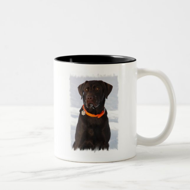 Chocolate Labrador Coffee Mugg (Höger)