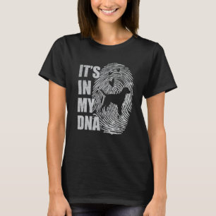 Chocolate Labrador DNA Hund Mamma Pappa Hund T Shirt