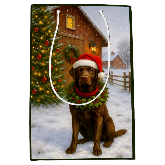 Chocolate Labrador Holiday  (Framsidan)