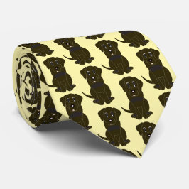Chocolate Labrador Hund design Slips