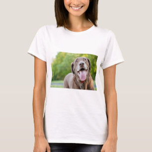 Chocolate Labrador Hund T Shirt
