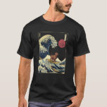 Chocolate Labrador Japanska Kanagawa Wave Funny Su T Shirt<br><div class="desc">Chocolate Labrador Japanska Kanagawa Wave Funny Surfa Hund</div>