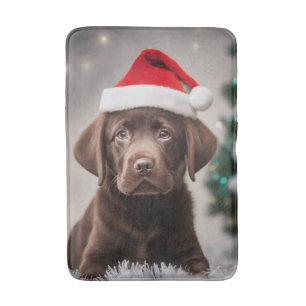 Chocolate Labrador-jul Badrumsmatta