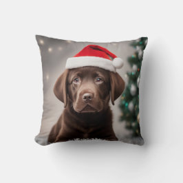 Chocolate Labrador-jul Kudde