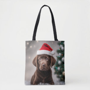 Chocolate Labrador-jul Tygkasse