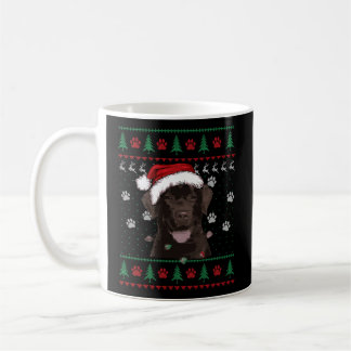Chocolate Labrador jul Ugly Sweater Lab Hund Kaffemugg