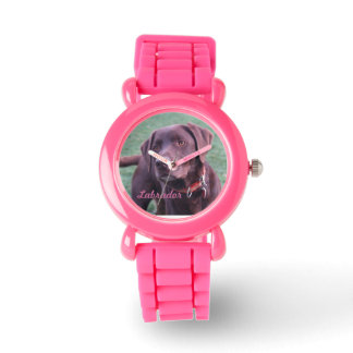 Chocolate Labrador-klocka Armbandsur