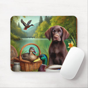 Chocolate Labrador Puppy av Sjö med Ankor Musmatta