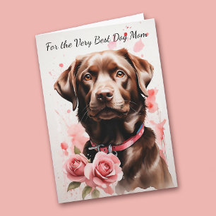 Chocolate Labrador Retriever du gör min Svan-påse Helgkort