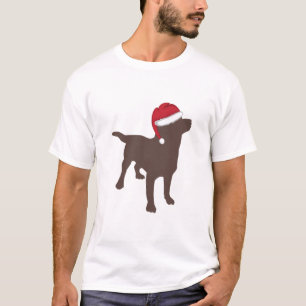 Chocolate Labrador Retriever jultomten T Shirt