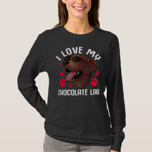 Chocolate Labrador Retriever Manar Women Lab T Shirt