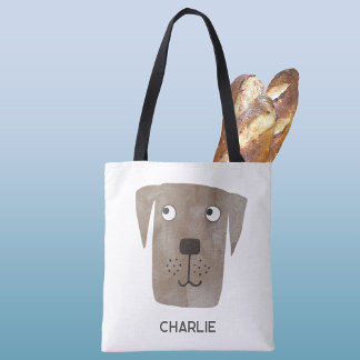 Chocolate Labrador Retriever Personlig Hund Tygkasse